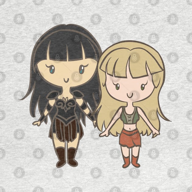 Xena & Gabrielle - Lil' CutiEs by Ellador